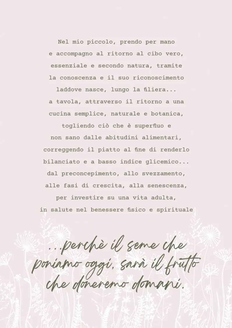 Piatto bilanciato preparato da Mana SRL